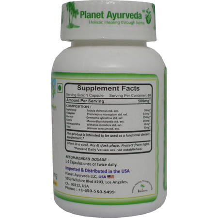 Planet Ayurveda Dia Beta Plus - 60 Capsules