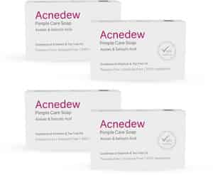 Acnedew Anti Acne & Anti Pimple Soap With Aloe & Tea Tree Oil (100 Gm Pack Of 4)
