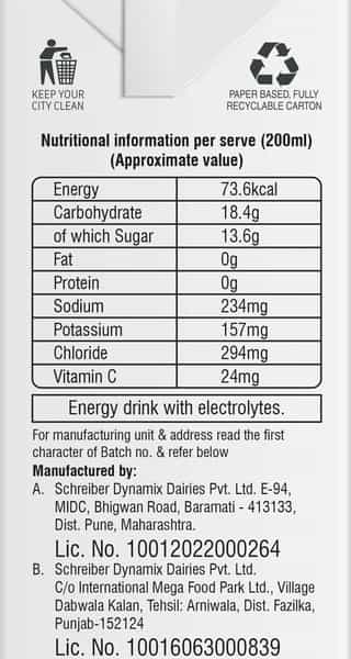 Prolyte Rehydrate Apple Tetrapack 200Ml (Pack Of 4)