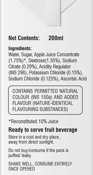 Prolyte Rehydrate Apple Tetrapack 200Ml (Pack Of 4)