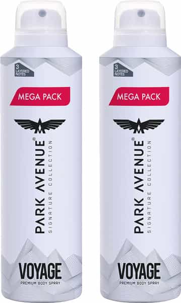 Park Avenue Voyage Signature Perfume Deodorant Mega Pack 220Ml ( Pack Of 2)