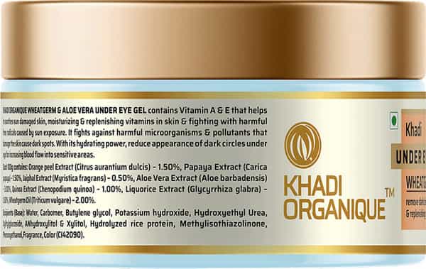Khadi Organique Under Eye Gel With Aloe Vera Extracts 50Gm
