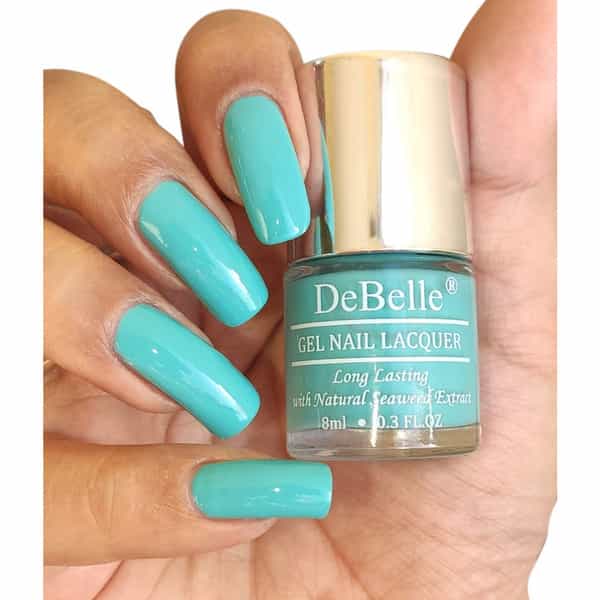 Debelle Gel Nail Lacquer Tahiti Teal Teal Green Nail Polish-8Ml