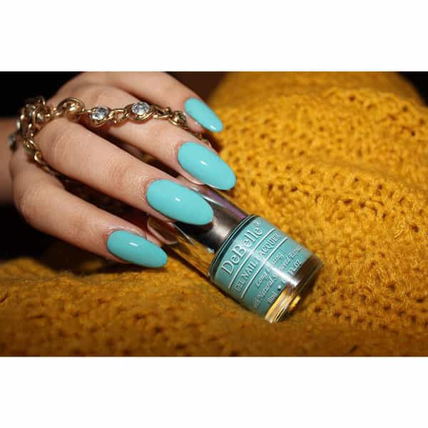Debelle Gel Nail Lacquer Tahiti Teal Teal Green Nail Polish-8Ml