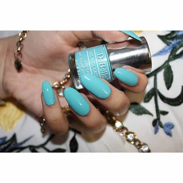 Debelle Gel Nail Lacquer Tahiti Teal Teal Green Nail Polish-8Ml
