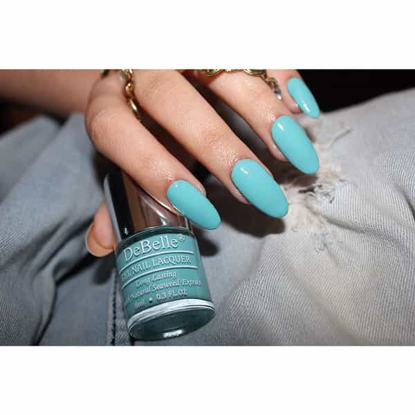 Debelle Gel Nail Lacquer Tahiti Teal Teal Green Nail Polish-8Ml