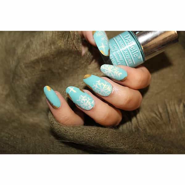 Debelle Gel Nail Lacquer Tahiti Teal Teal Green Nail Polish-8Ml