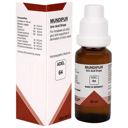 Adel 64 Mundipur Uric Acid Drops 20 Ml