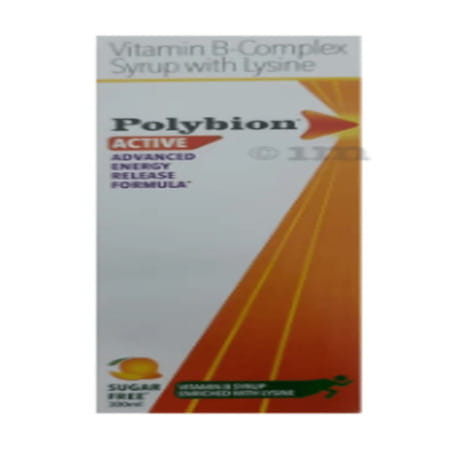 Polybion Active Mango| Sugar Free |Builds Imunity| Stimulates Appetite|300 Ml
