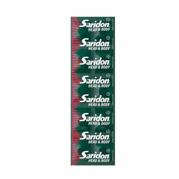 Saridon Head And Body Strip Of 10 Tablets