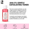 Auli Rose Aha 5% Glycolic Acid Rose Water Toner That Deeply Exfoliates For Uneven Skin Tone - 100Ml