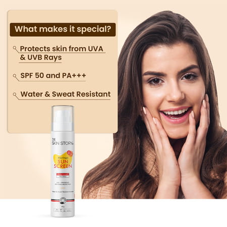 The Skin Story Moringa Sunscreen Spf 50 | 40g