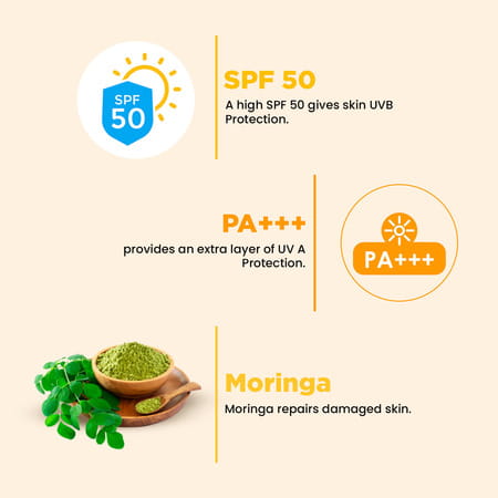 The Skin Story Moringa Sunscreen Spf 50 | 40g