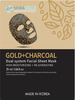 Mirabelle Gold + Charcoal Dual System Facial Sheet Mask