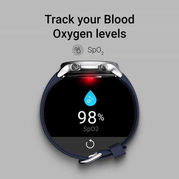 Noise Fit Active Spo2 Smartwatch (Blue)