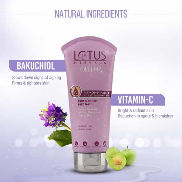 Lotus Herbals Youthrx Firm & Bright Face Wash 100Ml