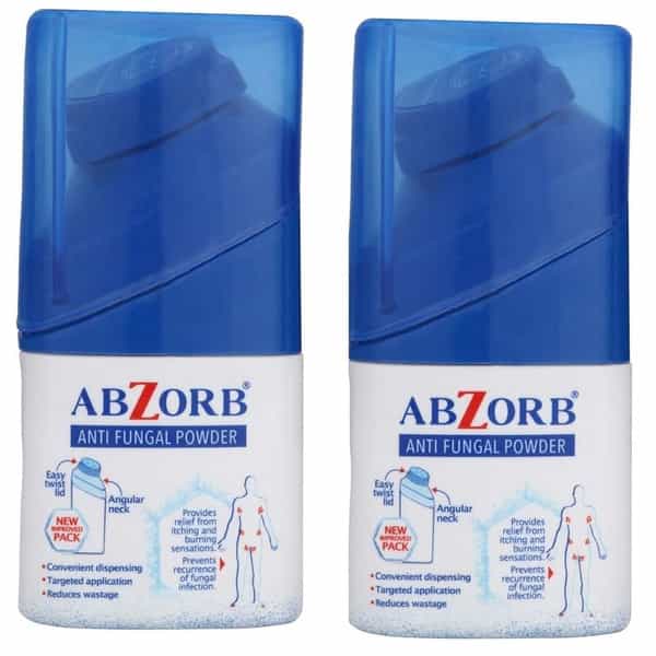 Abzorb Antifungal Dusting Powder 50Gm X Pack Of 2