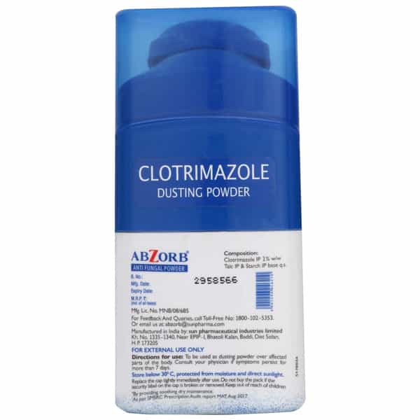 Abzorb Antifungal Dusting Powder 50Gm X Pack Of 2
