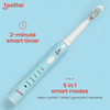 Toothsi Electro Rechargeable Electric Toothbrush (With 2 Replaceable Heads) - Sonic Technology