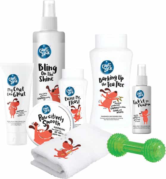 Captain Zack - The Labrador Groom Box Ultimate 8-In-1 Head-To-Paw Groom-Kit For Your Dog