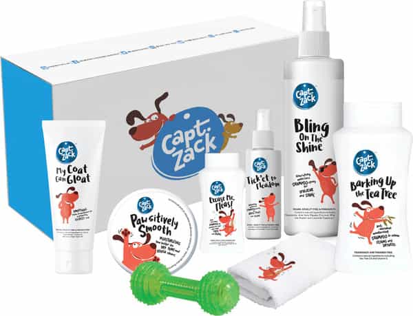 Captain Zack - The Labrador Groom Box Ultimate 8-In-1 Head-To-Paw Groom-Kit For Your Dog
