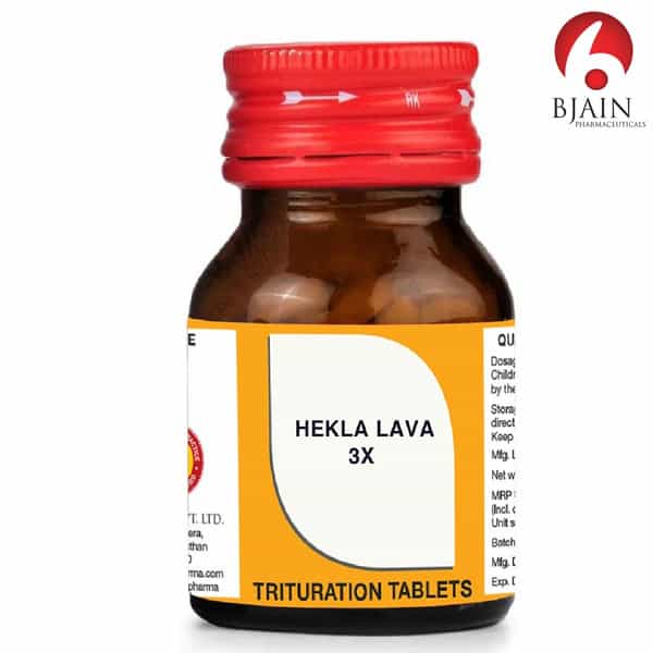 Bjain Hekla Lava Trituration Tablet 3X | 25Gm