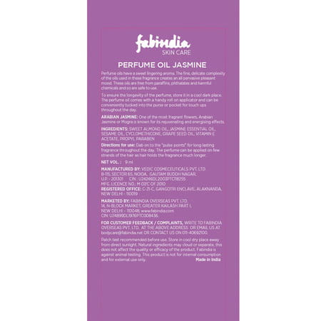 Fabindia Jasmine Perfume Oil- 9ml