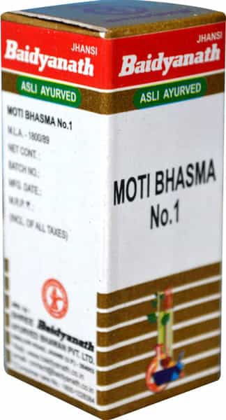 Baidyanath Jhansi Moti Bhasma No.1 500 Mg