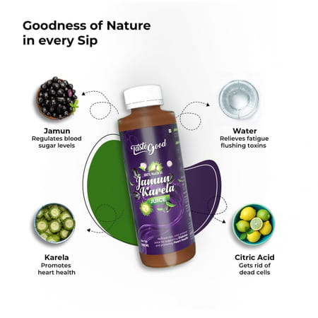 Taste Good Jamun Karela Juice - 500ml (Pack Of 1)