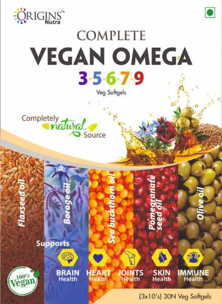 Origins Nutra Complete Vegan Omega 3-5-6-7-9 (30 Softgels)
