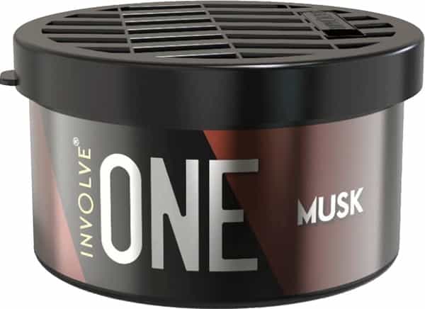 Involve One Musk Organic Car Perfume - Best Car Air Freshener | Strong Car Fragrance - Ione01