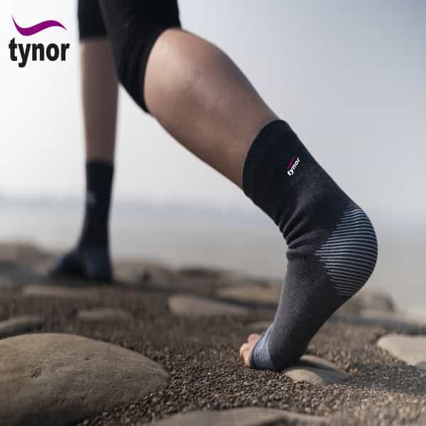 Tynor Anklet Comfeel Grey Large Pack Of 2