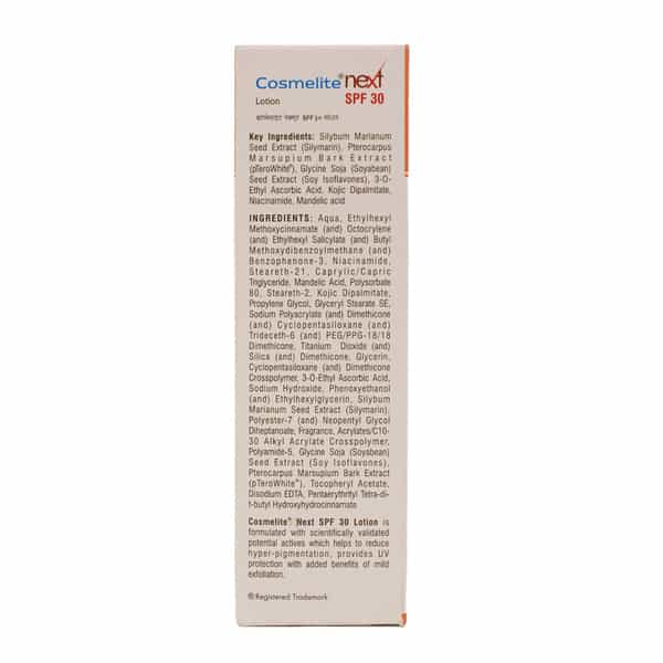 Cosmelite Next Spf 30 Bottle Of 50Ml Lotion