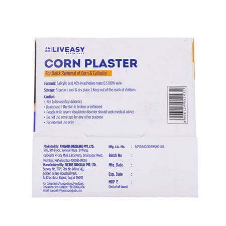 Liveasy Essentials Corn Plaster Pack Of 4