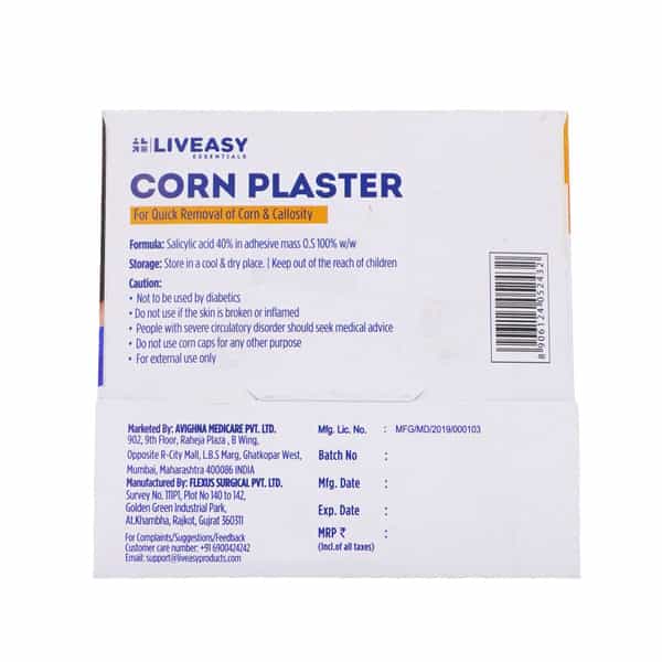 Liveasy Essentials Corn Plaster Pack Of 4