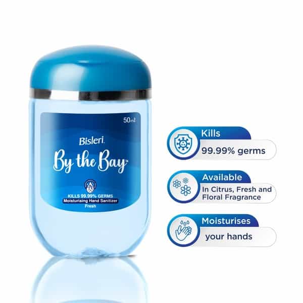 Bisleri By The Bay Hand Sanitizer Gel - 50 Ml