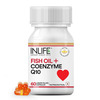 Inlife Fish Oil Coenzyme Q10 Omega 3 Supplement (Fast Release) - 60 Liquid Filled Capsules
