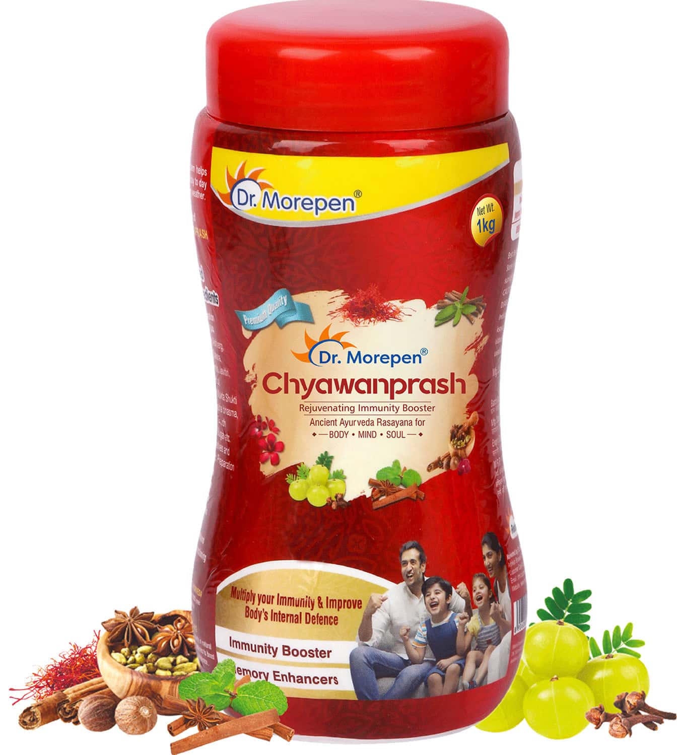 Dr. Morepen Chyawanprash | Memory Enhancer & Immunity Booster | Jar | 1 Kg