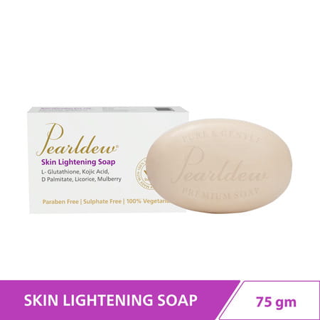 Pearldew Skin Lightening Soap 75 Gm | Milk Cream | Mulberry & Shea Butter (Pack Of 6)