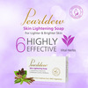 Pearldew Skin Lightening Soap 75 Gm | Milk Cream | Mulberry & Shea Butter (Pack Of 6)