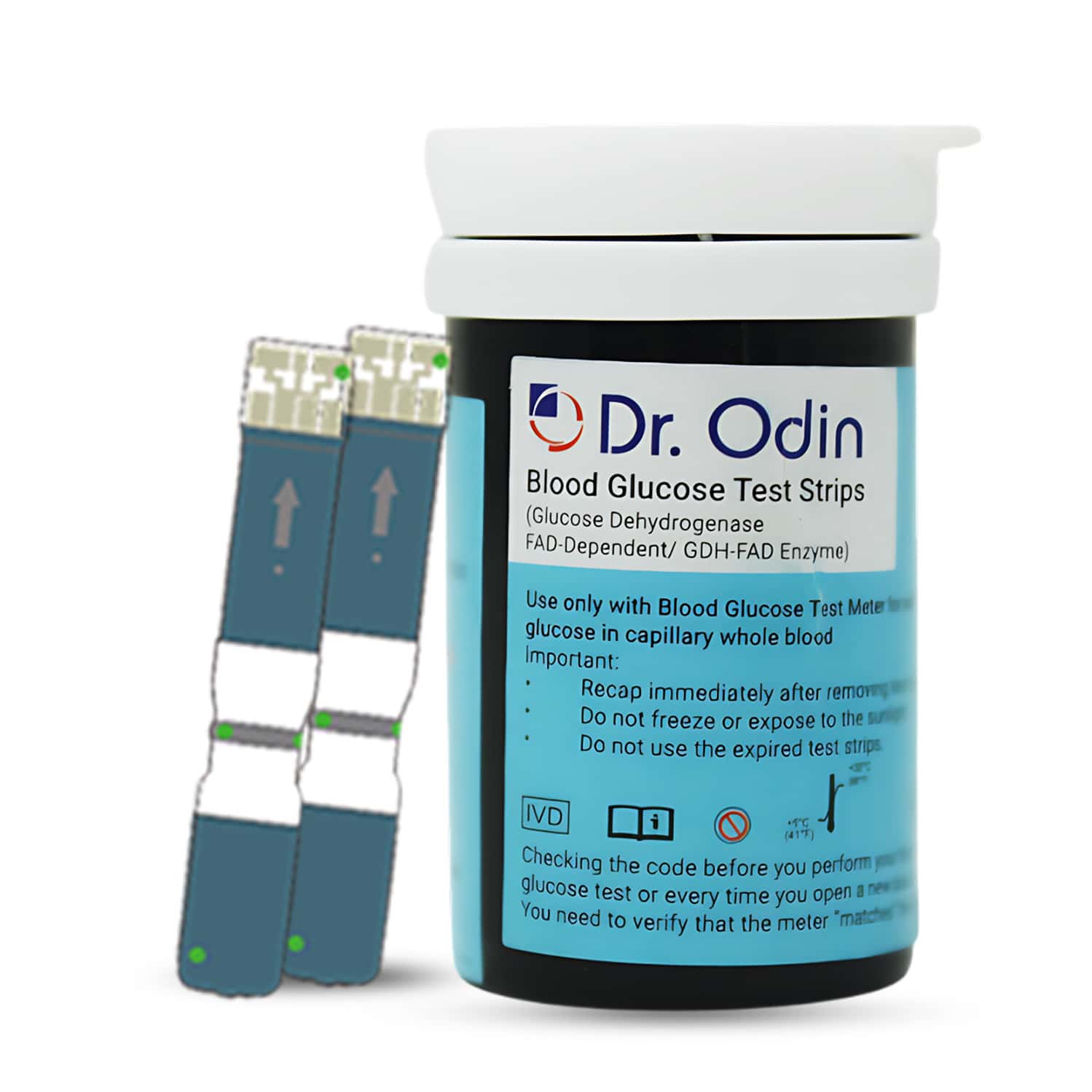 Dr. Odin Ac-307 (gdh-fad) Blood Glucose Test Strips Gdh-fad Monitoring Machine 50 Glucometer Strips