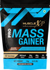 Musclexp Pro Mass Gainer Belgium Chocolate 1kg Pouch (2.2 Lb) (Pack Of 3)