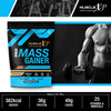 Musclexp Pro Mass Gainer Belgium Chocolate 1kg Pouch (2.2 Lb) (Pack Of 3)