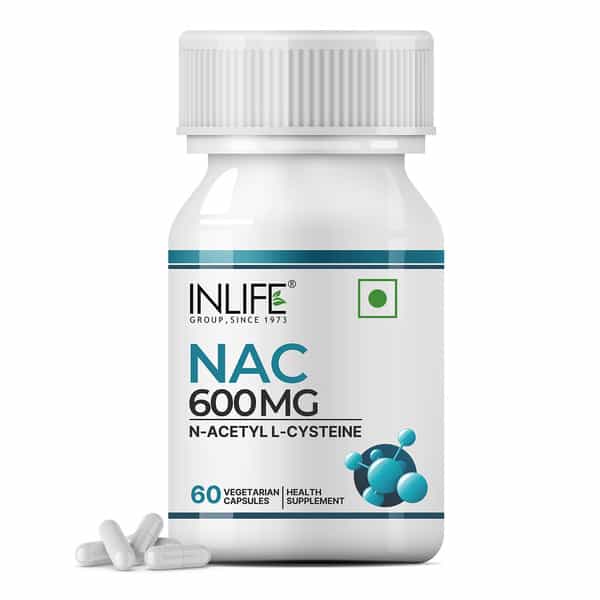 Inlife Nac 600Mg For Respiratory Health & Immunity Support - 60 Capsules