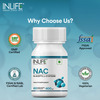 Inlife N Acetyl Cysteine Nac Supplement 600mg | Antioxidant - 60 Vegetarian Capsules