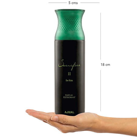 Ajmal Wisal Eau De Parfum 50ml Perfume For Women And Sacrifice Ii For Him Deodorant 200ml For Men