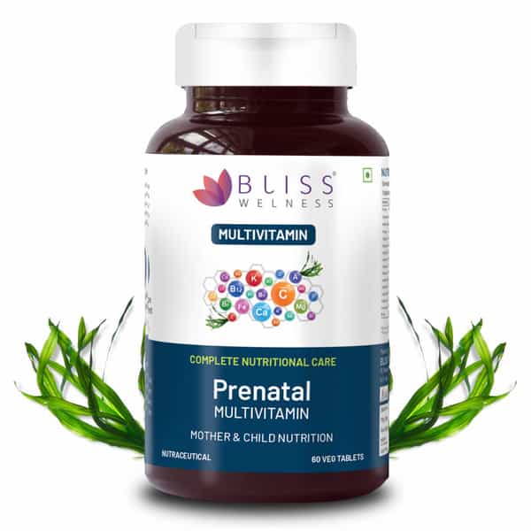 Bliss Welness Prenatal Multivitamin - 60 Tablets