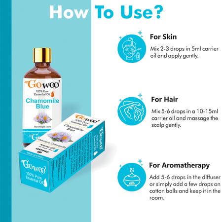Go Woo 100% Pure Chamomile Oil 30 Ml