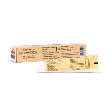 Medisynth Wartex Cream | Effective Homoeopathic Treatment For Warts & Corns | B.no. 106 | 20Gm X2