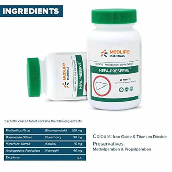Hepa Preserve Pack Of 6 Tablet 6*100 Medlife Essential